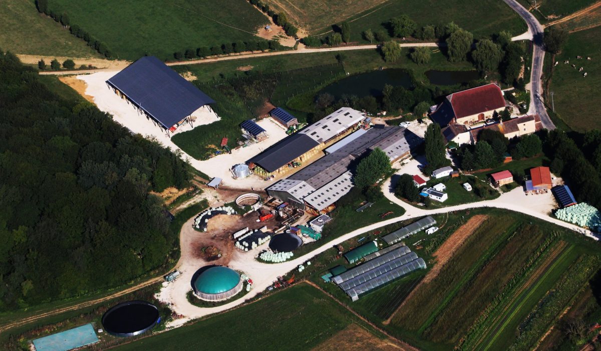 Vue aérienne Ferme de They